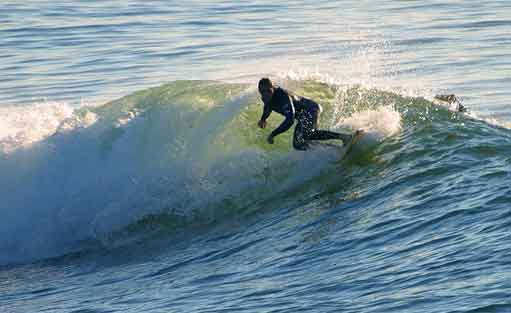 Surfer catching a wave. Photo courtesy http://www.PDPhoto.org