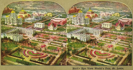 Postcard Image: "Bird's-eye View World's Fair, St. Louis