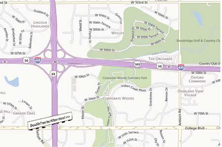 Overland Park map