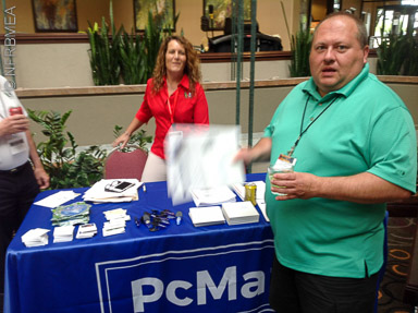Brent Roiger (MN) visited the PcMars booth