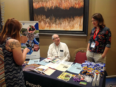 2018 Conference Booth: Miguel Saviroff and Sarah Cornelisse